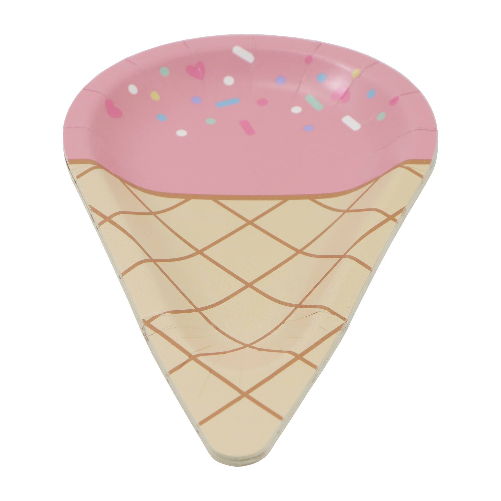 7" Ice Cream Dinner Plates, 8ct. by Celebrate It™